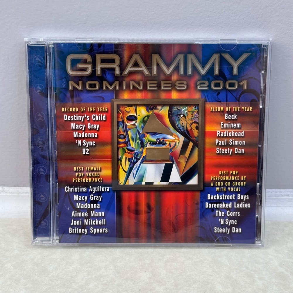 Grammy Nominees‎ 2001 (CD Compilation) Madonna, Beck, Corrs, U2, Eminem